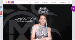 Desktop Screenshot of missmundonicaragua.com